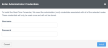 Screenshot of the Enter Administration Credentials dialog box.